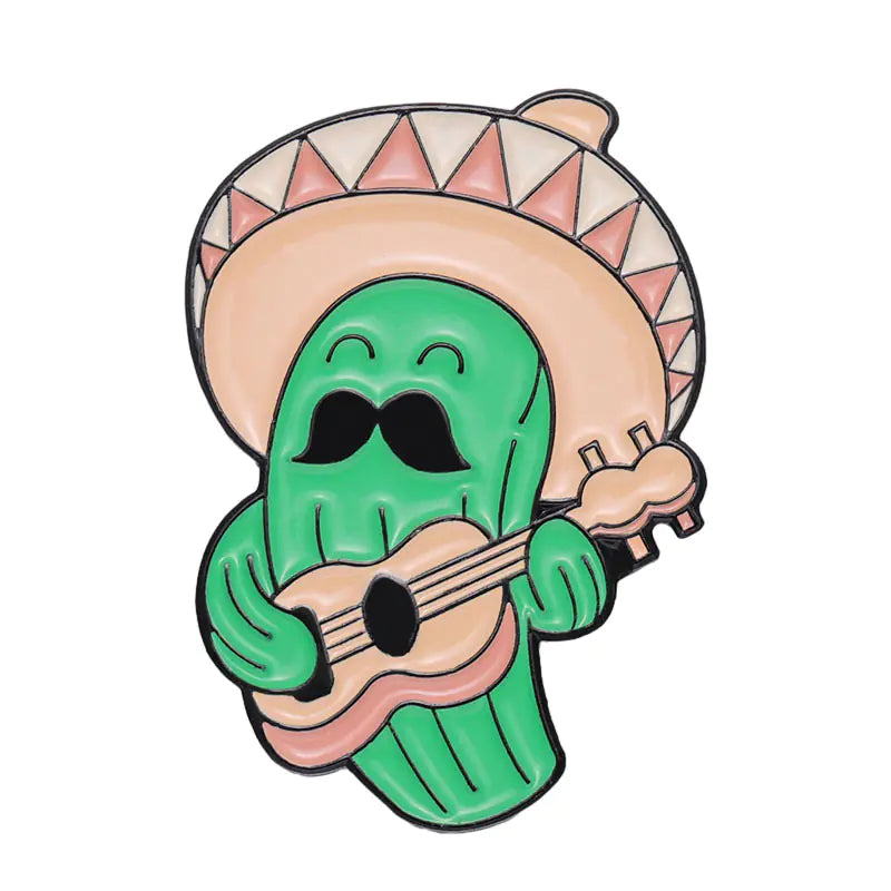 Cute Singing and Dancing Cactus Badge Accessories