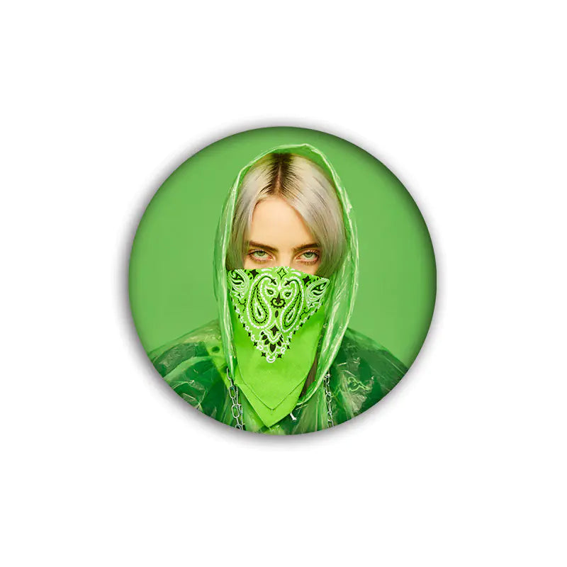 Billie Eilish Enamel Pin - Unique Brooch Badge
