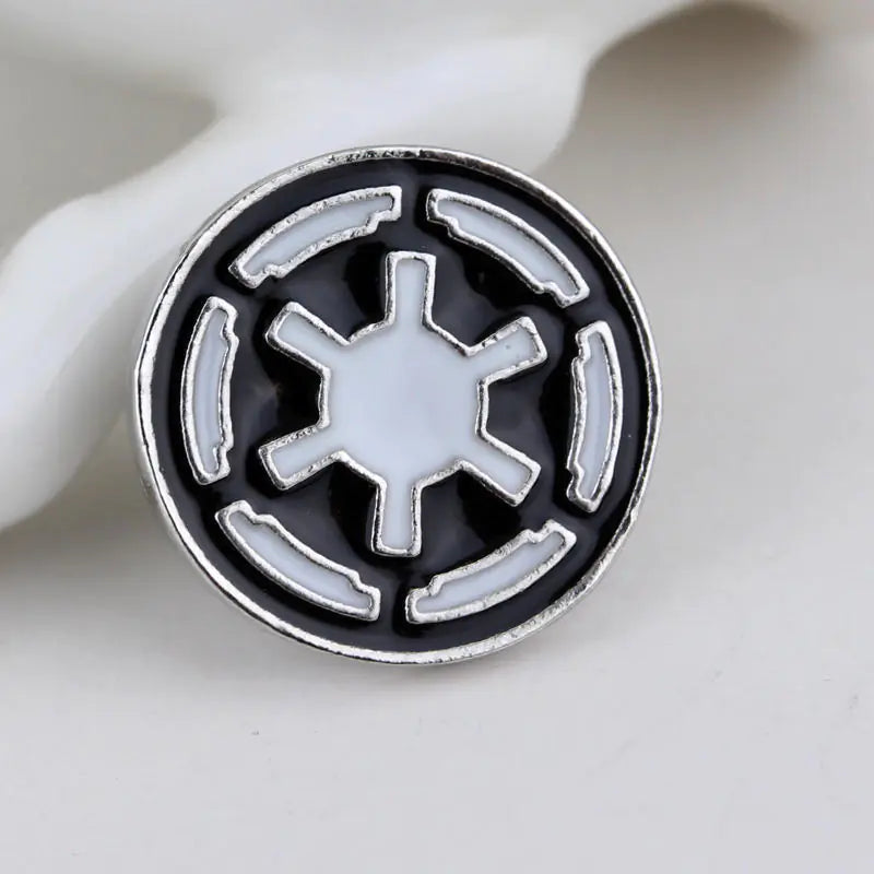 Star Wars Darth Vader and BB8 Cartoon Pin Badge